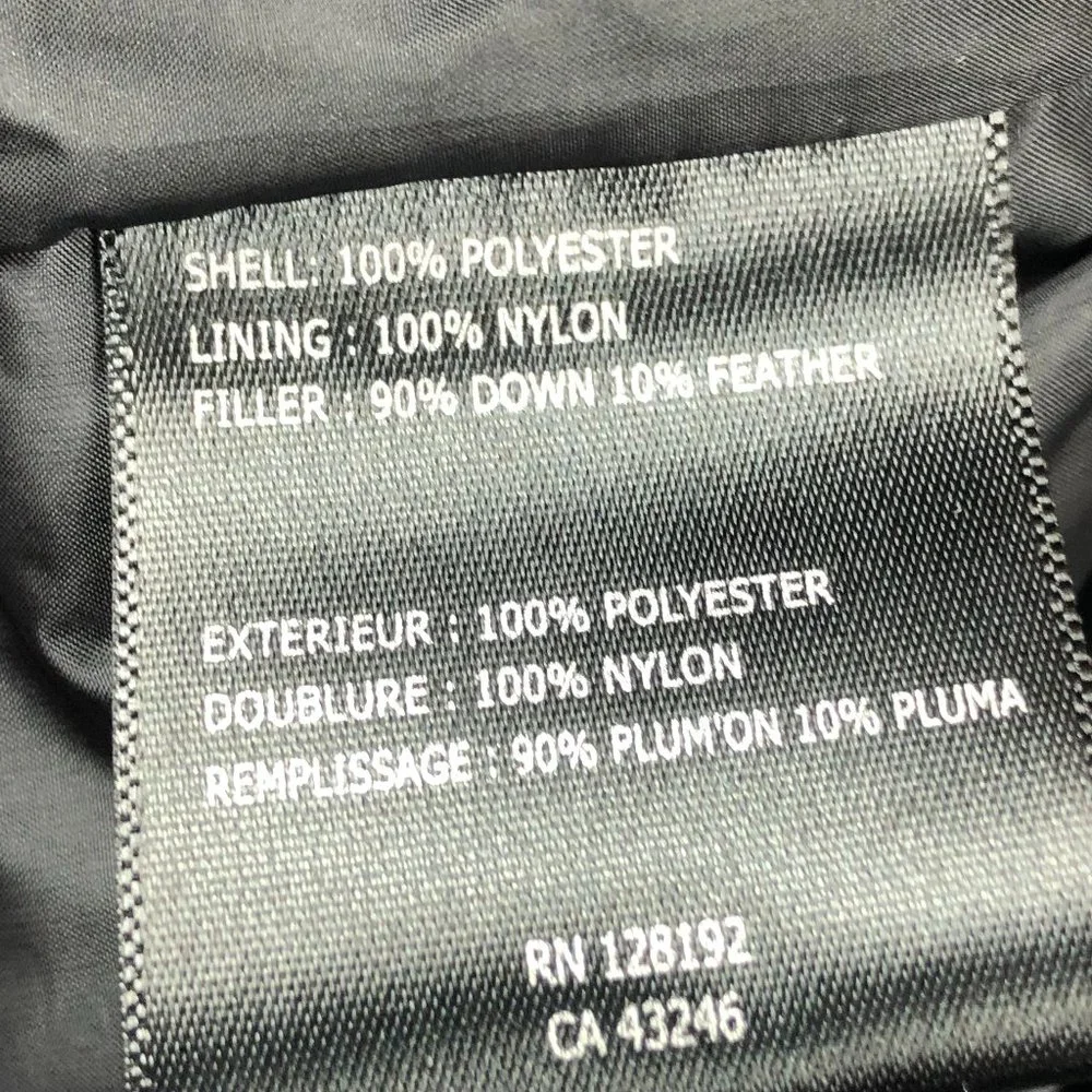 SOLD - Tumi Navy Blue Packable Down Puffer Jacket - Picture 6 of 17